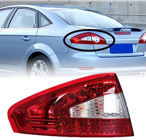 XIXIYAN Rücklicht Rückleuchte für Ford Mondeo 2007 2008 2009 2010, Auto Rücklicht Montage Bremslicht Blinker Links Rechts Ersatzteile,Left-Outside 1PCS