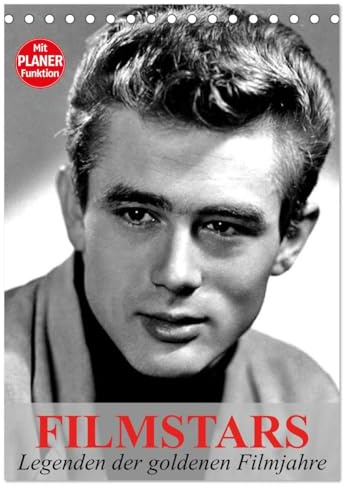 Filmstars - Legenden der goldenen Filmjahre (Tischkalender 2026 DIN A5 hoch), CALVENDO Monatskalender: Die legendären Helden der goldenen Kinojahre (CALVENDO Menschen)