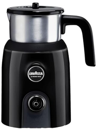 Lavazza A Modo Mio Milk Up Frother, Stainless Steel Container, Black