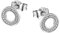 DOOSTI Damen Ohrstecker 925/- Silber rhodiniert