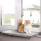 CanadianCat Company | Katzen Fensterliege groß Katzenbett Fensterbank - Snuggly Place - Large, hellgrau, Flauschiges Fensterbrett Katze waschbar, ca. 75 x 35 cm