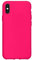 SBS Cover Fluo per iPhone XS/X, Materiale Morbido, Leggera e Soffice al Tatto, Colore Rosa