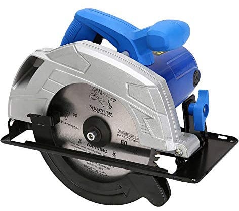 Toplionace 220V Elektrische Kreissäge, Multifunktions 7 Zoll 60MM Schneide Tischsäge Haushalt Holzbearbeitung Säge 1650W