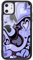 MAYCARI Aesthetic Cute Purple Heart Printed Cases for iPhone 11，Cute Slim Soft TPU Hard Back Shatter-Resistant Shockproof Anti-Fall Protective Girly Painting Art Cover Case for Girls Women Children