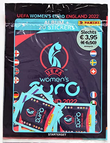 Panini Frauen EURO 2022 Starter mit Leeralbum + 4 Tüten Sticker Womens EM