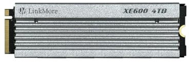 LinkMore XE600 4TB M.2 2280 SSD, PCIe Gen4 NVMe Internal Gaming Solid State Drive with Heatsink, Up to 7200 MB/s, Compatible with Playstation 5, PS5