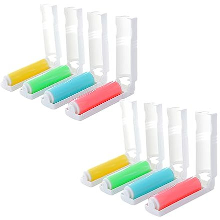 Mobestech 8st Fusselreiniger Haarentfernungsrolle Tierhaarbürste Für Teppiche Reise Fusselrolle Haarentferner Fusselrolle Nachfüllen Haarentfernungsbürste Bandrolle Sofa Reisen Haustier