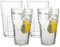 HAHASHOW Incassable Verres à Bière, 100% Tritan-Plastique Verres à Dégustation Vin, Convient pour Le Camping, Les fêtes, 340ml, Lot de 4