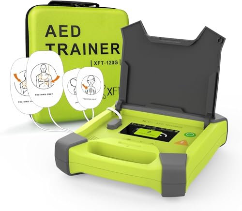 AED Trainer, XFT Professionelles AED-Trainingsset, CPR-Trainingsgerät, Trainingsgerät, automatischer externer Defibrillator-Simulator, für Erste-Hilfe-Trainee Anfänger (XFT-120G)