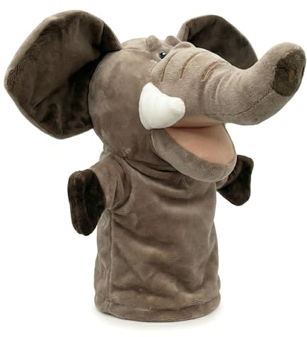 LOMTRATS Handpuppen für Kinder, Kleinkind enthält Wolf, Tiger, Löwe, AFFE und bewegliche offene Münder, perfekt zum Geschichtenerzählen, Unterrichten, im Vorschulalter und als Geburtstagsgeschenk