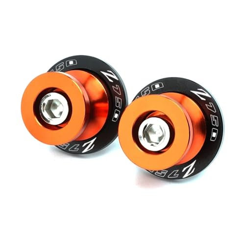 Fireleopard Vis de support de Curseur Accessoires Boulons de Bras oscillant 10MM compatibles avec Z750 Z 750 2004-2011 Z1000 Z 1000 2003-2013(Z750 Orange)