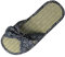 NaLatia Tongs pour Homme Et Femme, Pantoufles De Paille Été Bambou Flip Flops Sandales pour Adultes Chaussures De Plage Et Piscine pour Couple Claquettes Antidérapant Pantoufles Plat Léger