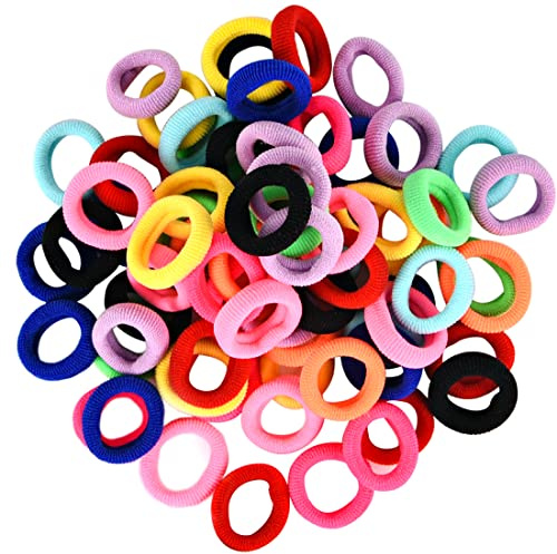 Baby Hair Ties for Girls Toddler Kids Elastics Hair Bands 12 Colors