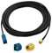 BINGFU DAB Auto Antenne SMA Kabel Fakra Buchse auf SMA Stecker Adapter RG174 5m 16.4ft Verlängerungskabel Kompatibel mit Autoradio Revo Pioneer Pure Alpine