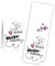 Logbuch-Verlag 50 große Aufkleber Geschenkaufkleber lang EIN HERZLICHES DANKESCHÖN 7 x 21 cm weiß rosa Danke Sticker Banderole