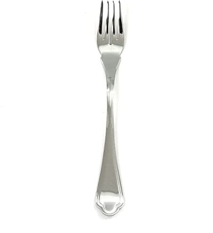 Mepra AZB10181121 Leonardo Tafelfischgabel, 24 Stück, 20,8 cm, Edelstahl-Finish, spülmaschinenfest