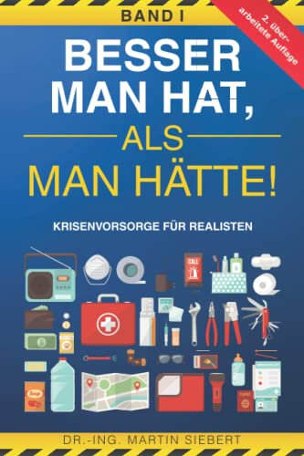 Besser man hat, als man hätte! BAND I Krisenvorsorge für Realisten: Prepping Handbuch zur Vorbereitung der wahrscheinlichsten Krisen - inkl. Checklisten, Selbstvorsorge, Survival & Notfall Tipps