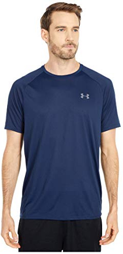 Under Armour Tech 2.0 T-Shirt blaugraublau, L-T Herren