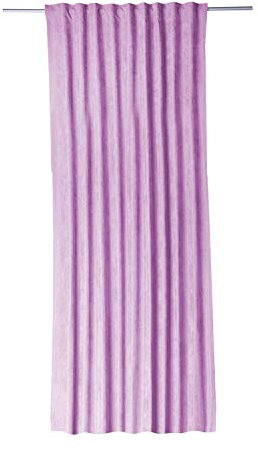 Möbel Jack Schlaufenschal Schlaufenvorhang Fenstervorhang | Fliederfarben | 135x245 cm | Polyester