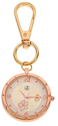 Mipcase Brustuhr Für Krankenschwestern Uhr Arzt Fob Uhr Weiß Roségold Clip auf Taschenuhr Ärzte Krankenschwestern Sanitäter Krankenpfleger Neujahr Geburtstag Weihnachten Geschenk