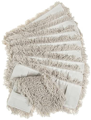 SIDCO Mopp Bezug Baumwolle Profi Wischmopp Ersatzbezug Wischer Bodenwischer 40 cm (10 Stück)