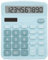 lohey Calculator, 12-Digit Solar Battery Desk Calculator with Large LCD Display Large Buttons, Dual Power Desktop Calculators for Office Home School, Home (Blue)