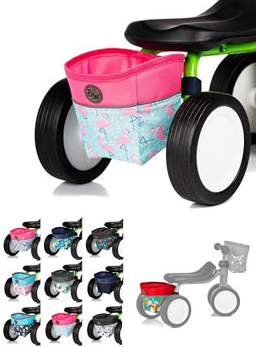 BambiniWelt by Rafael K. Rahmentasche für Kinder – für Laufrad, Dreirad & Rutschfahrzeuge – kompatibel mit PUKYlino, WUTSCH, FITSCH & My First PUKY – robust, wasserabweisend, Farbe: Modell 25