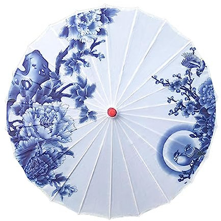 China-Seidenschirm, Papiersonnenschirm, chinesischer Regenschirm, Regenschirm-Sonnenschirm-Papierschirme, klassischer handgemachter Ölpapier-Regenschirm, Malerei-Tanz-Requisiten, regenfester Sonnensch