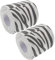 IWOWHERO Zebra Print Toilet Paper Roll 3D Tactile Experience Fancy Bathroom Decor