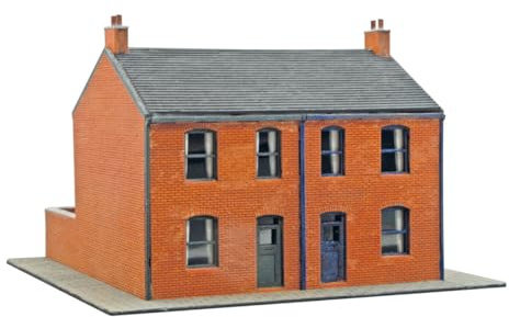 Peco NB308 Lineside Victorian Houses Semi Detached N Gauge