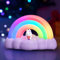 Regenbogen Nachtlicht Kinder – LED Touch Lampe mit Timer & 3 Lichtmodi, USB Wiederaufladbar, 1200mAh Akku, Nachttischlampe für Schlafzimmer & Kinderzimmer. dekoration für baby & kleinkinderzimmer