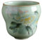 Taza de té amarillo de estilo chino con imagen de melocotón y pájaro, 130 ml, hibisco otoñal