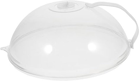 GALPADA Mikrowellenhaube Eckig - Transparente Lebensmittelabdeckung Mit Griff - Schutz Für Mikrowellenteller Staubdicht Ideal Für Kuchen Und Speisen Praktische Tortenhaube Für