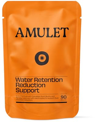 Water Retention Tablets – Combat Fluid Retention & Bloating – 6-in-1 Formula with 6600mg Dandelion Root, Buchu, Parley & Electrolytes – High Strength for Women & Men – 90 Capsules (Made in UK)
