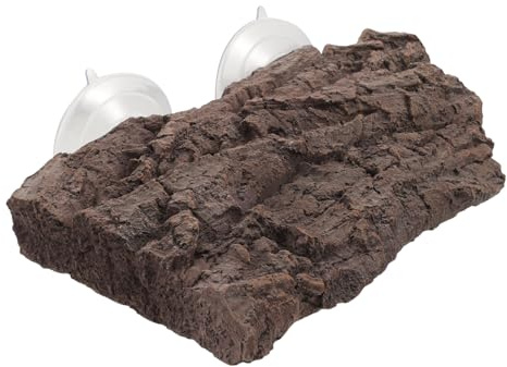 LOLIPPYY Sonnenplattform für Schildkröten aus Kunstharz Verstellbare Aquarium Schwimminsel Rückzugs und Ruheplatz für Wasserschildkröten Dekoration für Schildkrötenbecken