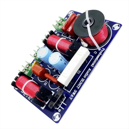 Lafeier 2 x 3-Wege-Frequenzteiler, 250 W, 850/5200 Hz, DIY-Lautsprecher, Filter, Schaltung, Höhen, Mittel, Bass, HiFi, Stereo, Audio, Crossover