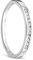Orovi Damen-Ring Memoire Hochzeitsring Weißgold 9 Karat (375) Brillianten 0.10 carat Verlobungsring Diamantring
