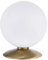 SellTec LED Tischlampe, dimmbar über Tastdimmer, 3-Stufen Dimmer, Nachttischlampe, G9-Fassung, warmweiss, Messing matt…