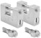 Kurtzy Heavy Duty 1kg Padlocks with 10 Keys (2 Pack) - Hardened Solid Steel Hardware Monoblock Lock - 12mm Thick Shackle - Protect Garages, Containers, Sheds, Shutters, Lockers, Gates and Warehouses