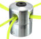 Abracing Testa di Taglio del Filo in Lega di Alluminio con 4 Linee di decespugliatore Testa di Tosaerba Accessori