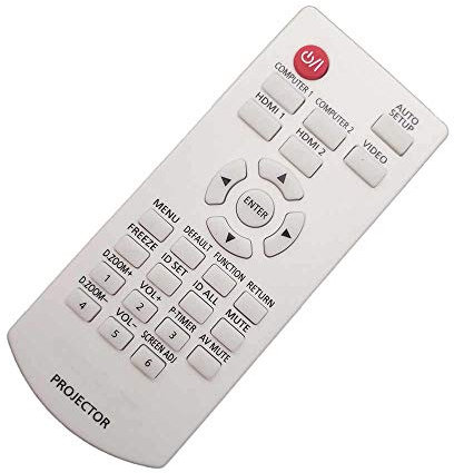 AuKing Projector Remote Control for Panasonic PT-VW530 PT-VW540 PT-VW540E PT-VW540U PT-VX600 PT-VX600U PT-VX610 PT-VX610E PT-VX610U PT-VZ570 PT-VZ580 PT-VZ580U