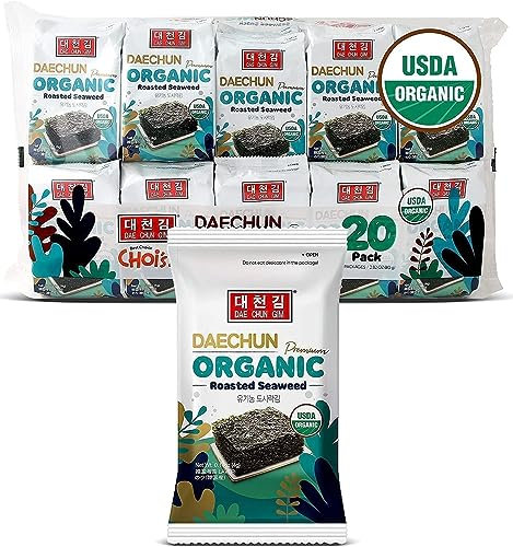 DAECHUN (Choi's1) Snacks aux algues bio 20-Pack Original Korea Premium Great Product
