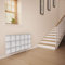 Glass Radiator Cover Printed - Glass Brick - Made by Premier Range in 1020mm Wide x 640mm High