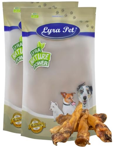 Lyra Pet® 100 STK. Rinderohren ca. 5 kg | Naturbelassener Kausnack | Ideal für die Zahnpflege | Leckerli für Hunde | Gut verdaulicher Kauartikel | Proteinhaltiges fettarmes Hundefutter