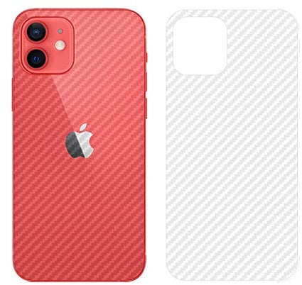 NOKOER iPhone 12 Mini Back Protector Film [4 Pack] 0.1mm Ultra Slim Scratchproof Soft Back Film, Anti-fingerprint, Non-slip, Transparent