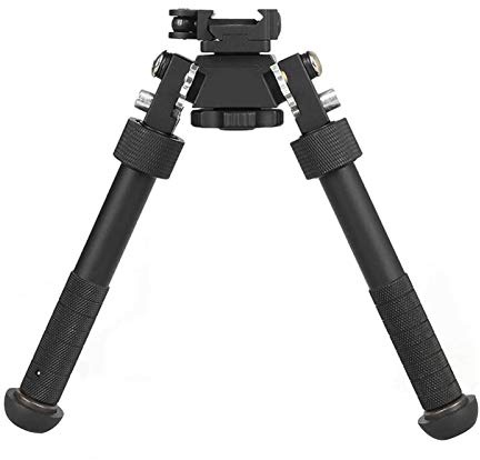 Ljourney V8 Gewehr Zweibein Neigung 360 Grad Mlok Zweibein 6,5-9 Zoll Zweibein Verstellbarer Mlok Picatinny Schienenmontage Rotationsadapter