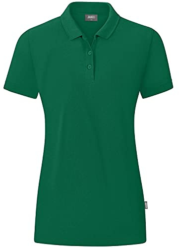 JAKO Organic Poloshirt Damen gruengruen, 36 Damen