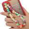 LICHENGTAI Böhmische Handykette Handy Straps Vintage Neue Acryl Lächeln Stern Perlen Kette Bunte Perlen Strap Telefon Anhänger für Mobile Mobile Phone Chain Handy Schmuck Hängen Chian für Frauen