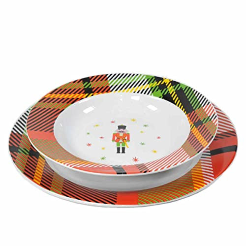 Home 18 Pièces de Vaisselle Royal, Porcelaine, Décorée