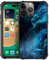 CARLOCA Compatible with iPhone 13 Pro Max Case,Dragon Pattern Neon Shadows Identity Graphic Design Shockproof Anti-Scratch Hard Acrylic Case for Apple iPhone 13 Pro Max